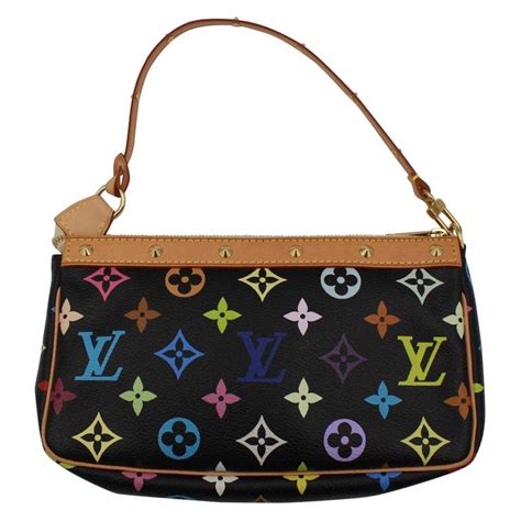 louis vuitton black monogram clutch|louis vuitton clear monogram bag.